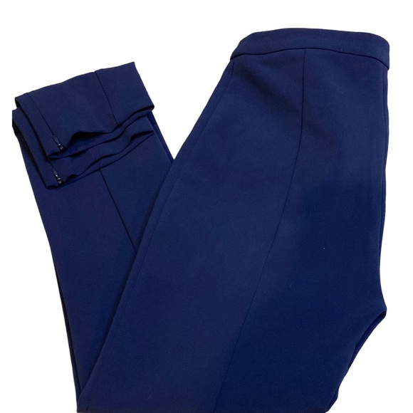 NWT Ramy Brook Navy Lee Stretch Crepe Pant - Sz 0 - Picture 5 of 10